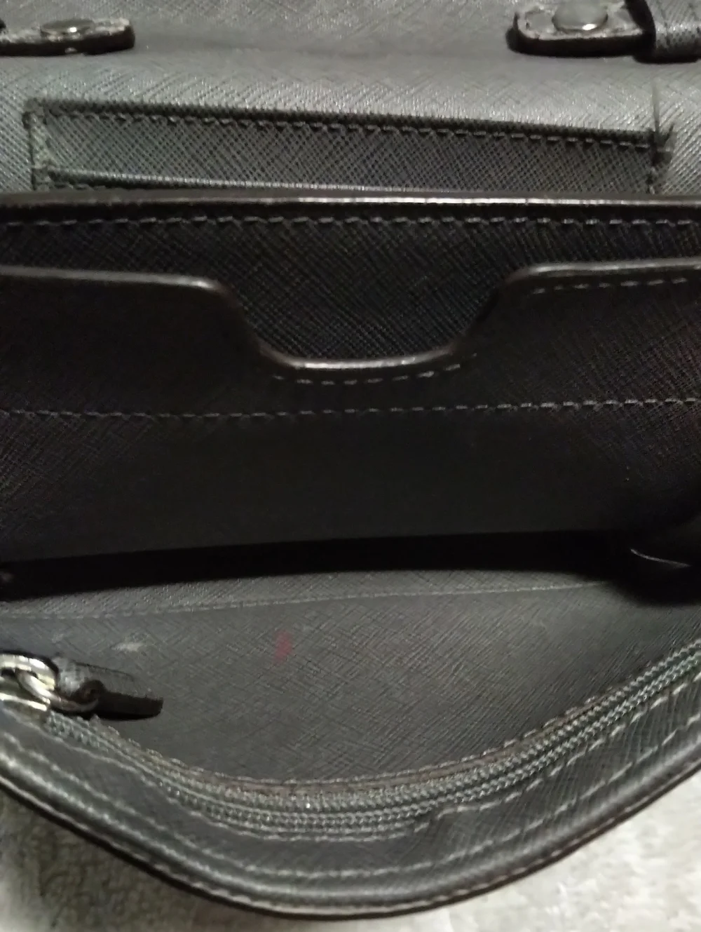 Michael Kors Sleek Textured Crossbody Bag with Chain Strap